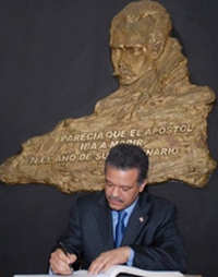 Presidente Dominicano admirado por la historia de Cuba partio de regreso a su pais 
